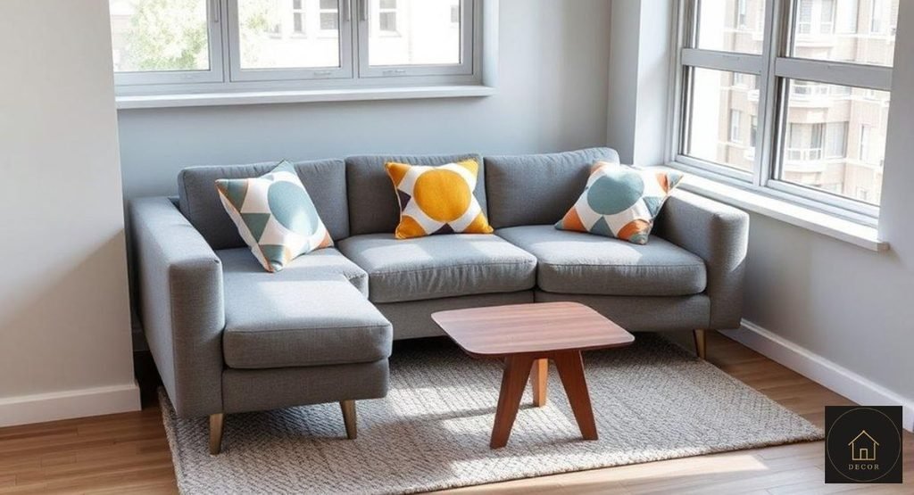 2×2 Corner Couch Guide: Best Small Space Sectional for Apartments (2026) 2x2 corner couch fitting into a small modern living room