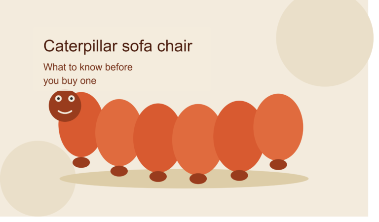 caterpillar sofa chair featured image