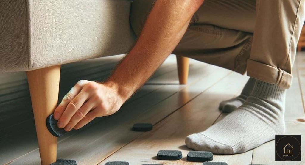 different types of sectional sofa connectors including brackets and straps
