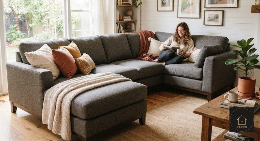 Cloud Corner Sofa Buying Guide: Sizes, Prices & Best Tips l shaped cloud corner sofa with deep cushions and chaise seating