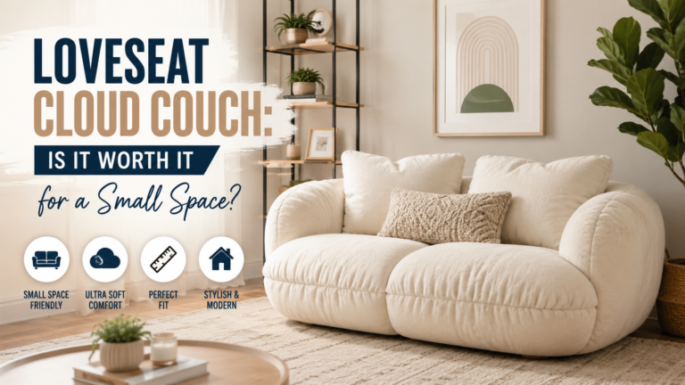 loveseat cloud couch small space.webp