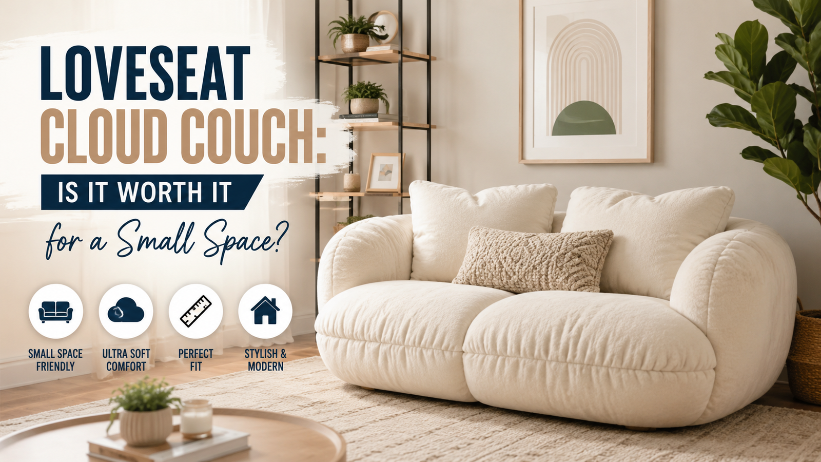 loveseat cloud couch small space.webp