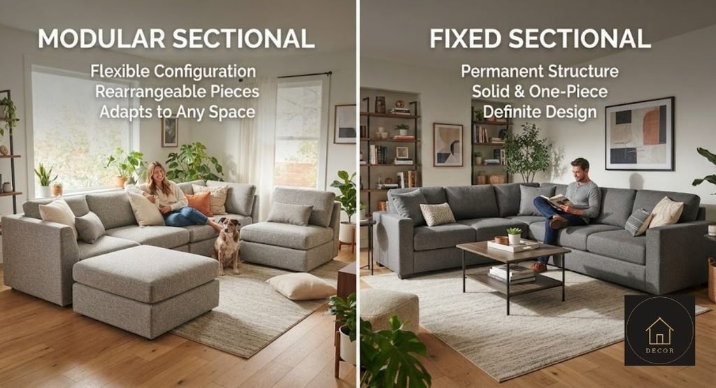 Modular Cloud Sofa: How Many Pieces Do You Actually Need? modular vs fixed sectional