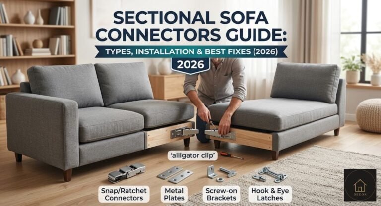 sectional sofa connectors guide types installation and best fixes