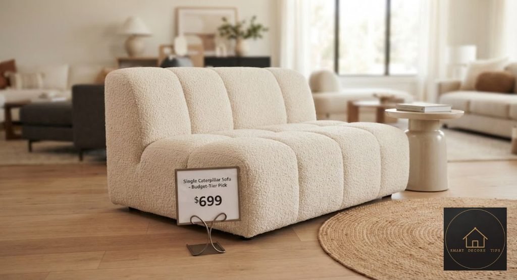 single caterpillar sofa budget price example