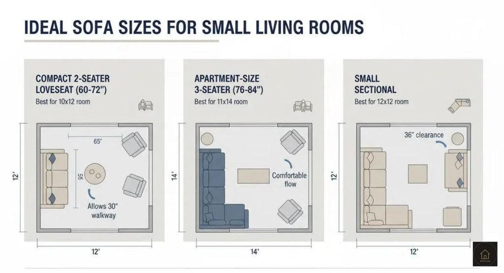 Square Couch Guide: Styles, Sizes, Pros & Cons Before Buying (2026) square arm sofa showing boxed cushions and straight modern design