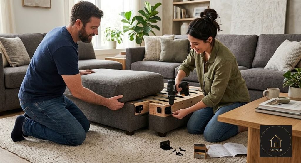 Sectional Couch Brackets: Types, Installation & Fixes step by step guide showing how to install sectional couch brackets