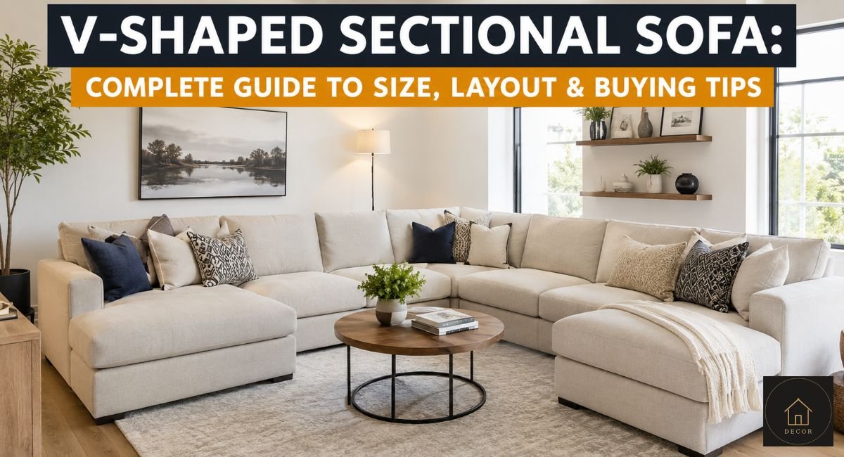 v shaped sectional sofa complete guide to size layout and buying tips