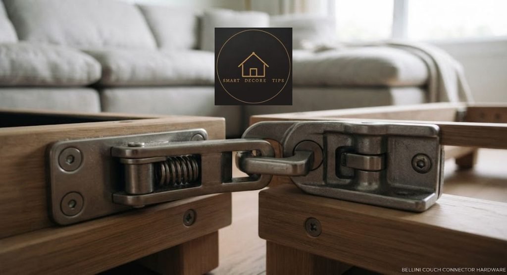 bellini couch dupe modules connected with carabiner rings