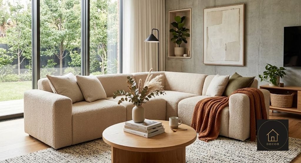 bellini couch dupe modular sofa in a modern living room