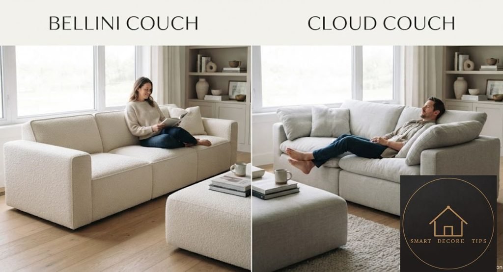 Bellini Couch vs. Cloud Couch: 7 Differences Before You Buy Bellini couch vs cloud couch side-by-side comparison