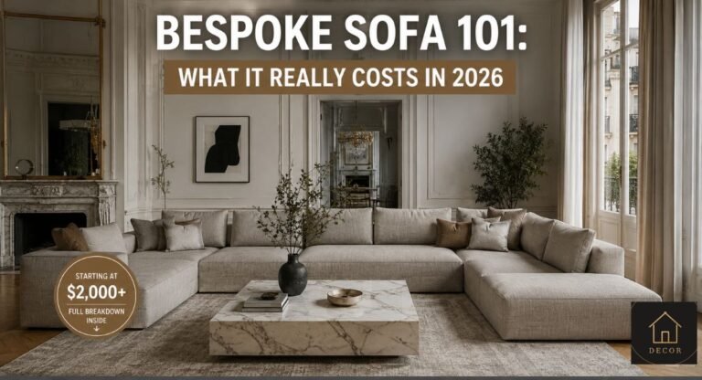 bespoke sofa 101 what it really costs in 2026