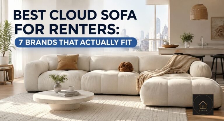best cloud sofa for renters