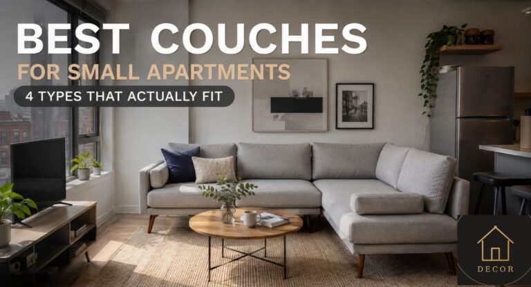 best couches for small apartments 4 types that actually fit