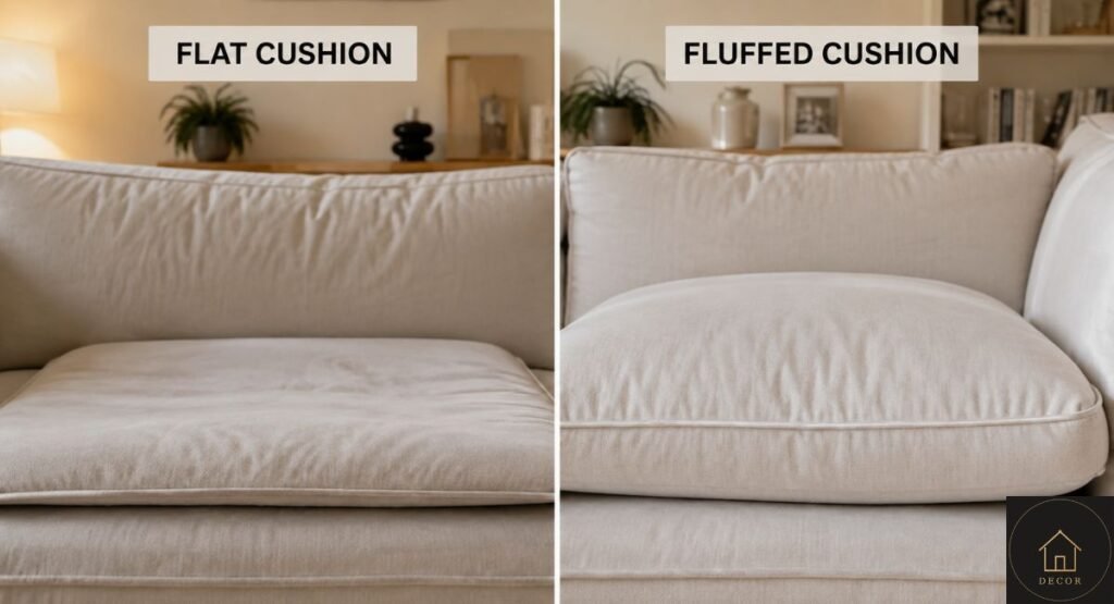 Cloud Sofa Cushion Fluffing: The 5-Minute Weekly Fix cloud sofa cushion fluffing before and after