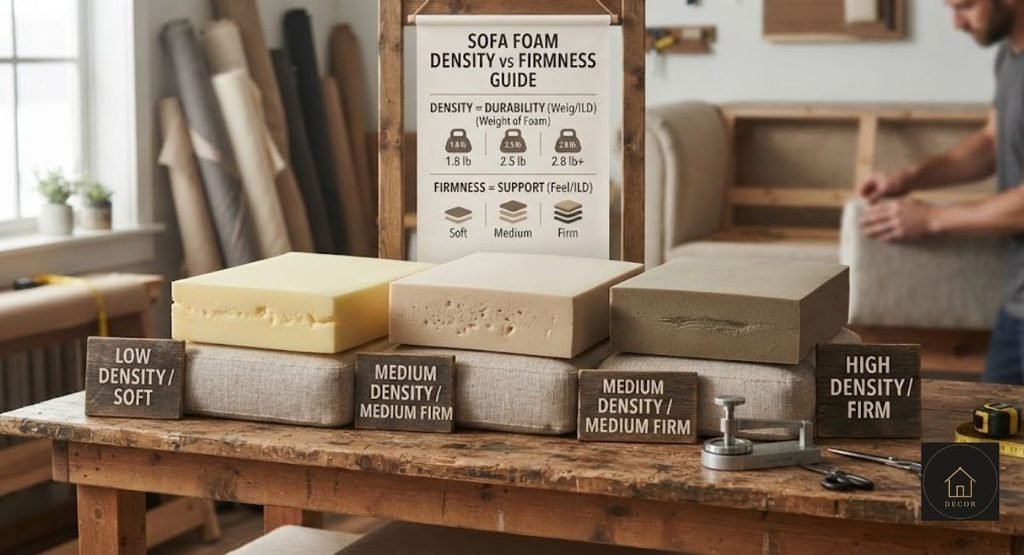 Cloud Sofa Fill Types: Down vs. Foam vs. Fiber cloud sofa foam density versus firmness explained