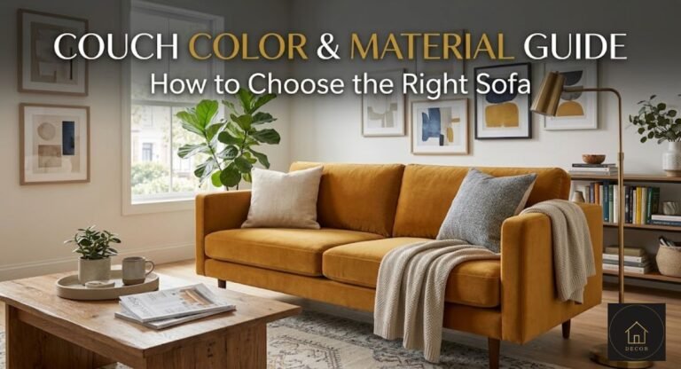 couch color and material guide how to choose the right sofa