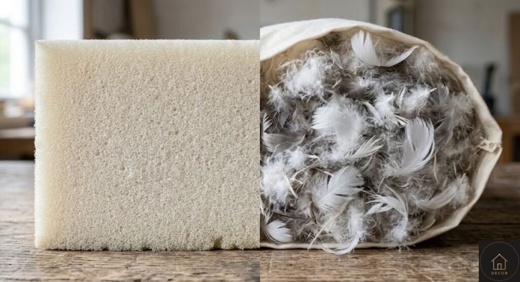 Cloud Couch Weight Capacity: What Brands Actually List (2026) foam vs down fill cloud couch weight support comparison