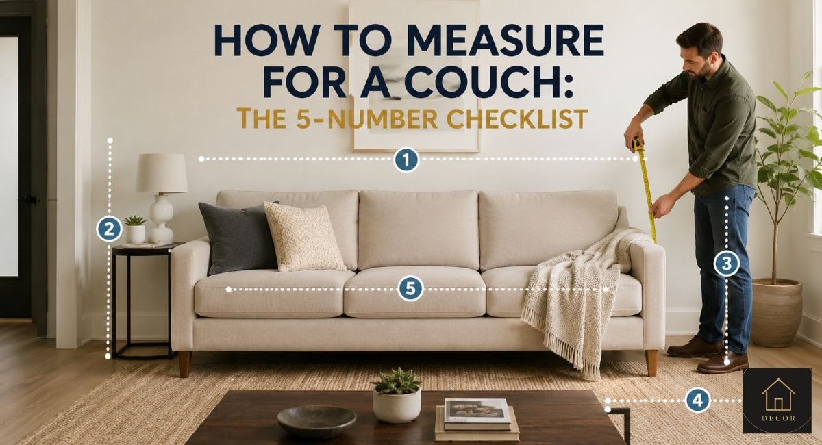how to measure for a couch the 5 number checklist