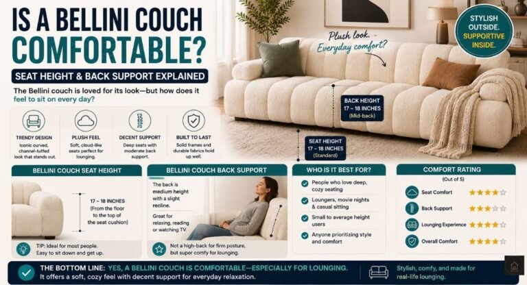 is a bellini couch comfortable