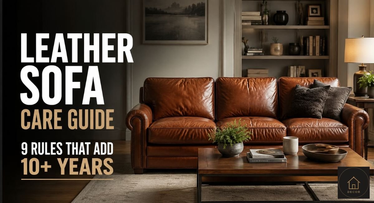 leather sofa care guide 9 rules that add 10 years