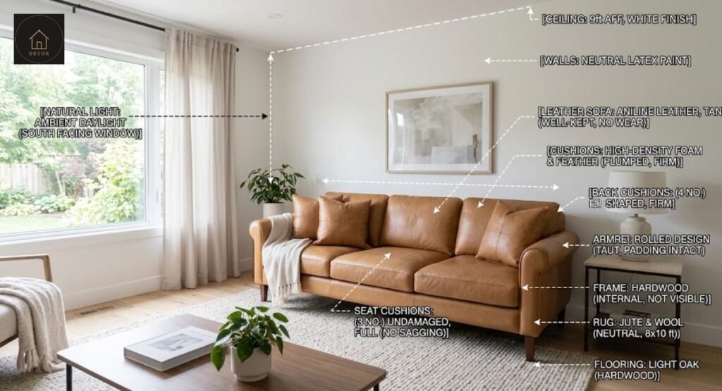 Leather Sofa Care Guide: 9 Rules That Add 10+ Years leather sofa care guide well maintained leather sofa in a living room
