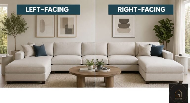 left facing vs right facing sectional the 5 second trick
