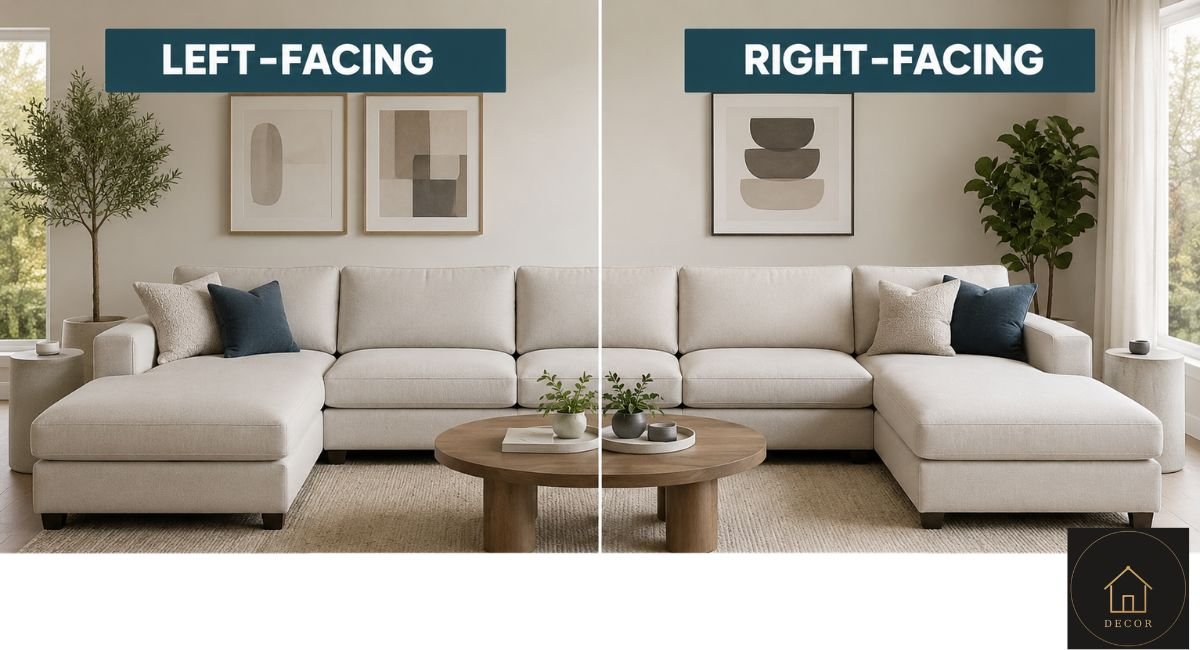 left facing vs right facing sectional the 5 second trick