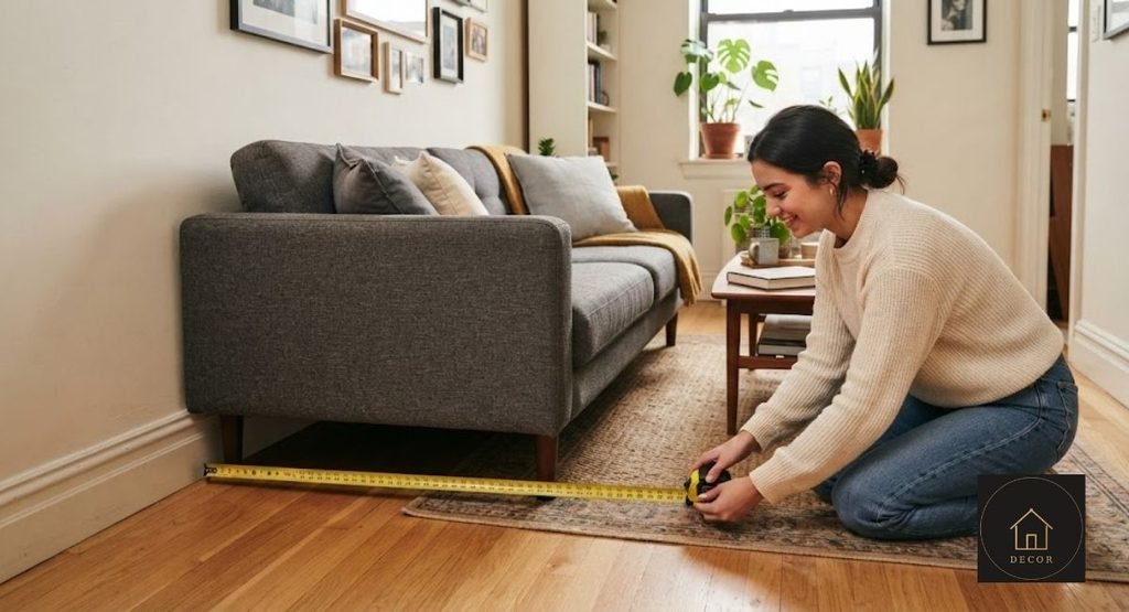 Best Couches for Small Apartments: 2026 Fit Guide measuring couch footprint before buying for a small apartment