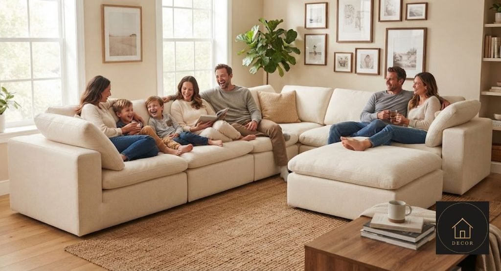 modular cloud couch weight limits shown separately for chair corner seat and ottoman