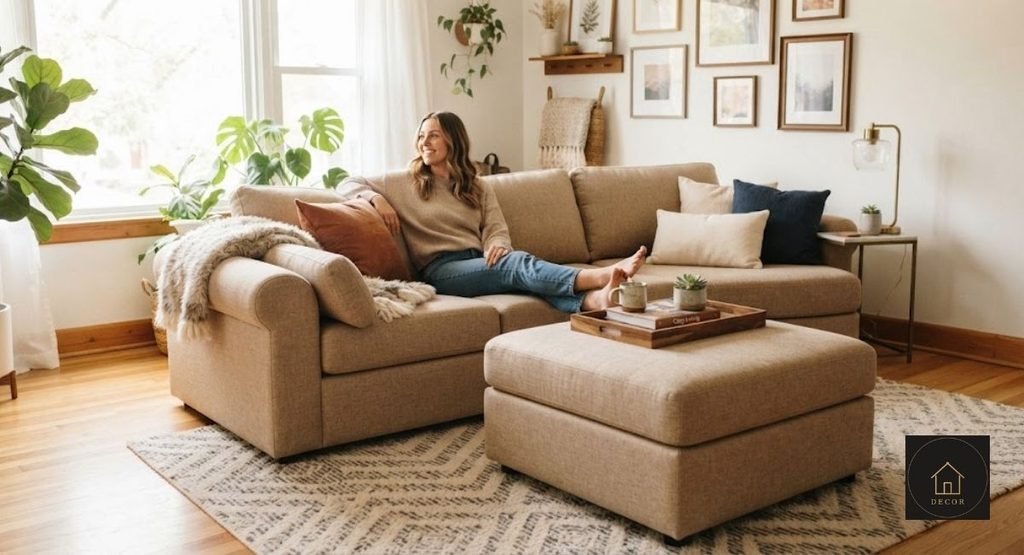 Modular Loveseat with Ottoman: Is It Worth It? modular loveseat with ottoman showing fixed reversible and true modular layouts