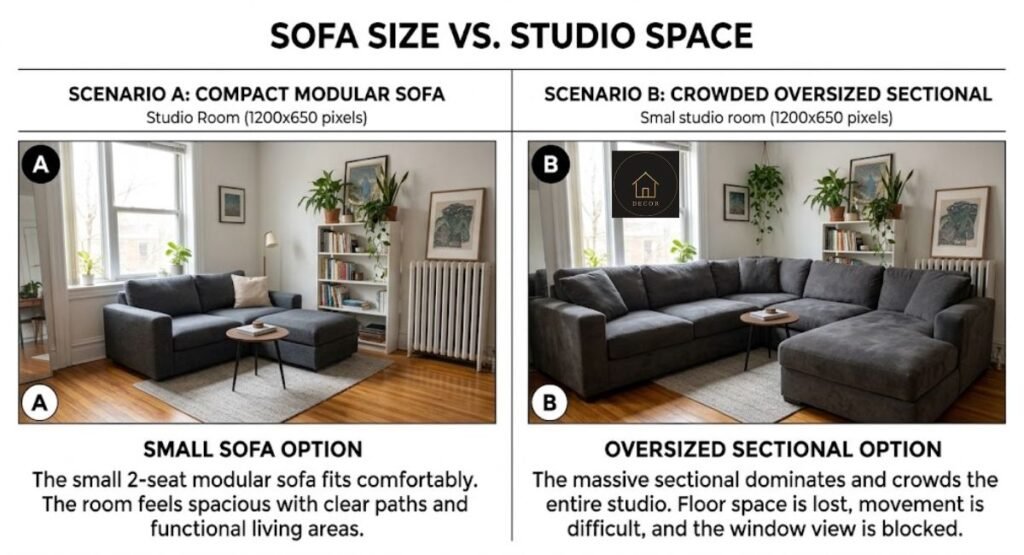 Modular Sofa for Studio Apartment: The Size That Actually Fits modular sofa for studio apartment size comparison