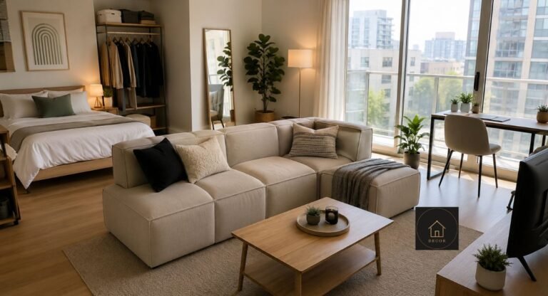 modular sofa for studio apartment the size that actually fits