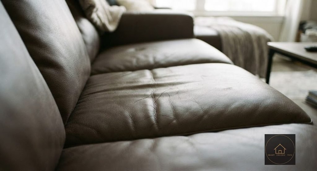 Genuine Leather vs PU Leather Furniture: What Lasts PU leather loveseat with faint creasing at the seat fold after 18 months