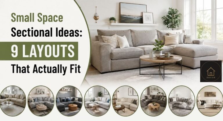 small space sectional ideas