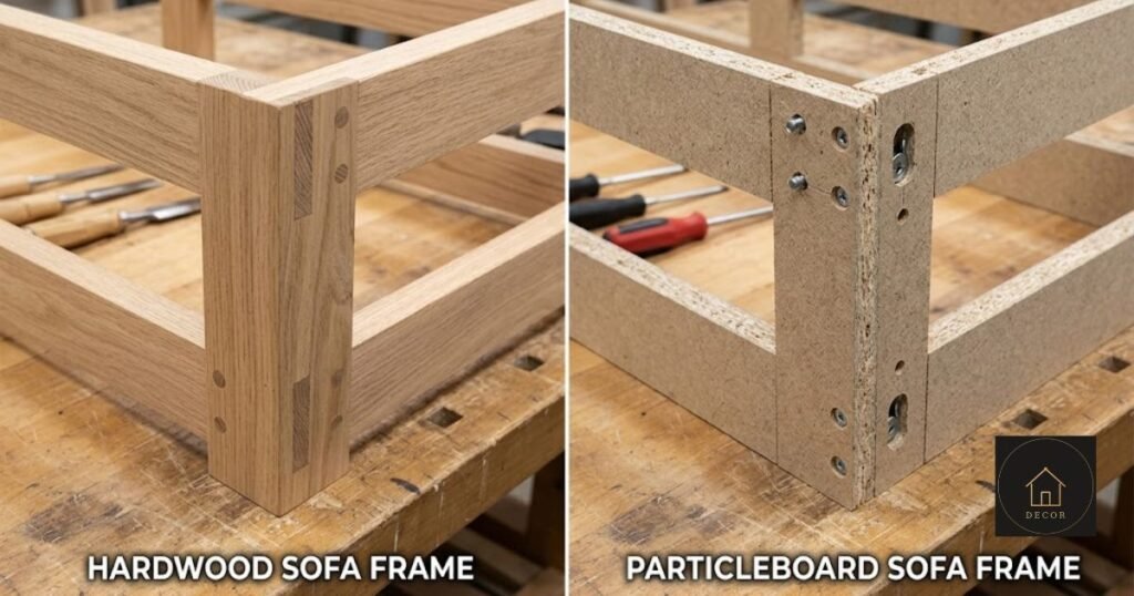 Bellini Dupe Hardware & Foam: What's Actually Under the Fabric sofa frame comparison for bellini dupe quality