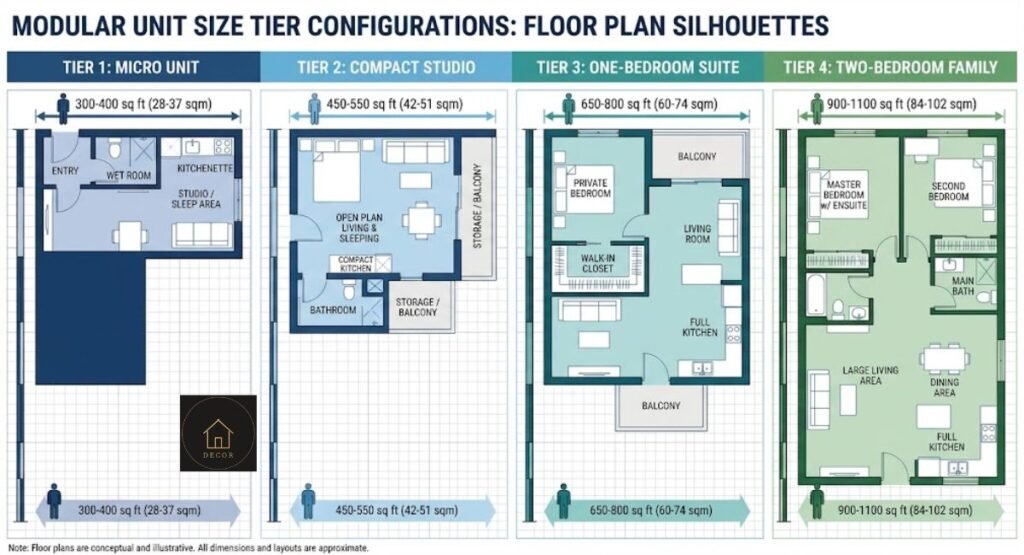 Modular Sofa for Studio Apartment: The Size That Actually Fits studio apartment sofa size chart by square footage