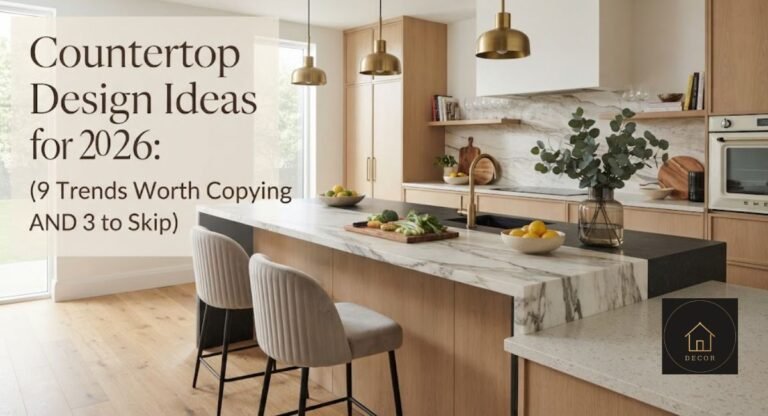 countertop design ideas for 2026