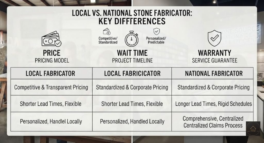 Countertop Pieces: Real Prices, Sizes & When Remnants Aren't Worth It (2026) Countertop pieces cost comparison chart showing remnant vs full slab prices per square foot for granite, marble, quartzite, quartz and soapstone