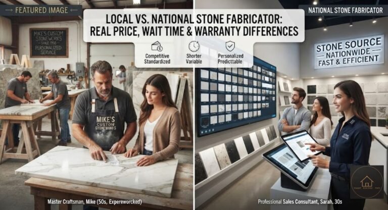 local vs national stone fabricator