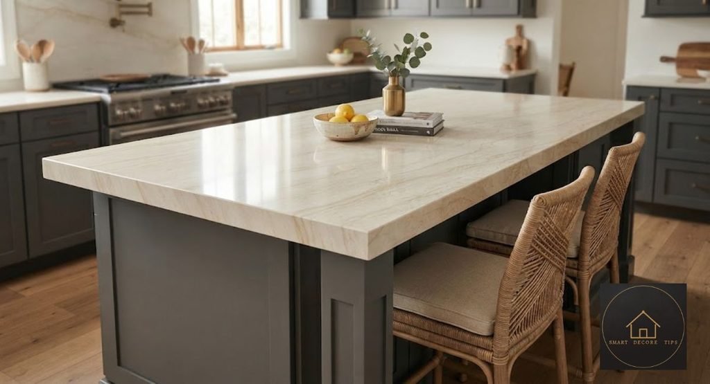 taj-mahal-quartzite-beige-countertop-island