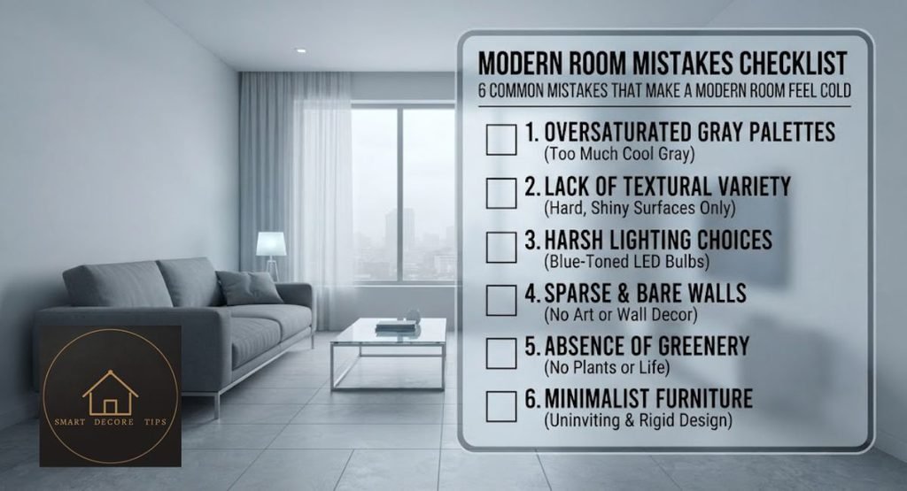 Modern Interior Styles: What Really Counts as Modern, and Which Branch to Pick Checklist of six mistakes that make a modern room feel cold
